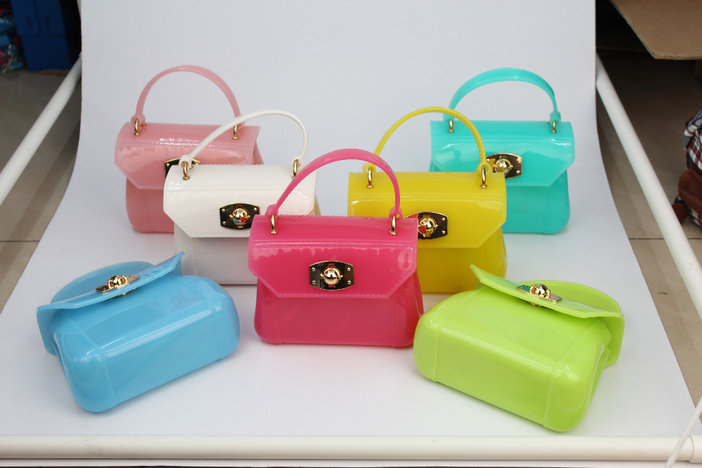 22 colors Fashion Ice Cream Children Girls Waterproof Handbags/purse