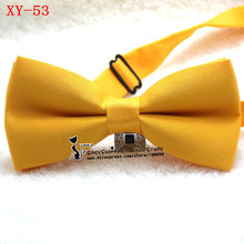 Free shipping brand new Men multicolor solid color bowtie tuxdo cashmere neck ties fashion double layer