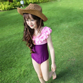 Baby Clothing Swimwear2016 Girl Purple One Piece Princess Clothing Cuhk Children s Hot Bikini Parent Child
