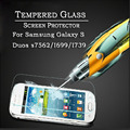 Premium Glass For Samsung Galaxy Trend Duos S7562 S7560 Tempered Screen Protector Glass Film with Retail Package FreeShipping
