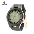 BOBO BIRD Wood Wristwatches Men Relogio Masculino Wood Watch With Genuine Leather Strap Qurtz Wood Watch