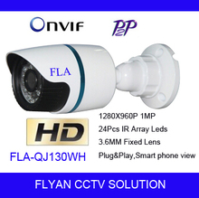 960P IP bullet Camera Outdoor IR Night Vision Network 1.3MP HD CCTV Camera P2P onvif Plug Play video surveillance camaras hd