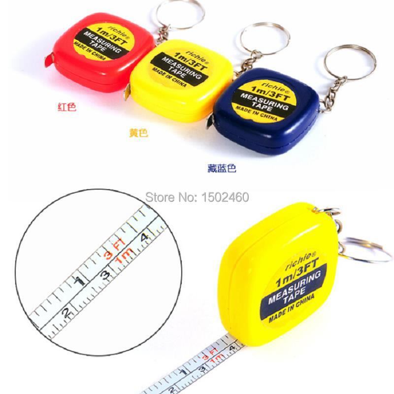 Sewing ruler metre ruban centimeter Portable mini keychain 1 meter measuring tape tape meter tape measure