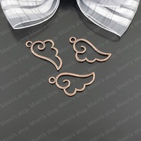 (25327)Fashion Jewelry Findings,Accessories,charm,pendant,Alloy Antique Copper 27*14MM Wing 50PCS