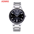ASNNS Brand Luxury Men Watches Stainless Steel Quartz Men Dress Wristwatch Waterproof Male Sport Watch relogio