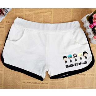 NEW Short pants K-POP bigbang cartoon 100% cotton ...