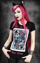 2015 New EUROPE Fashion Summer 3D Digital printing Women Slim O Neck Short sleeve T shirt