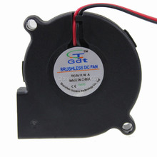 10pieces lot 5V 50mm 5015 50x50x15mm Blower Turbo Fan Cooling PLA RepRap 3D Printer