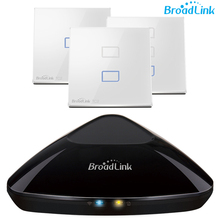 Broadlink Intelligent IR+RF Smart Remote RM PRO + Broadlink TC2 WiFI Smart Wall Light Switch ,Home Automation Kit,Touch Screen