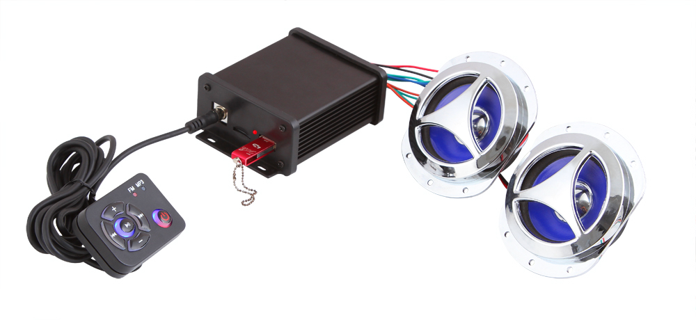 12V Motorcycle bluetooth amplifier dirt bike mp3 player, motor vehicle FM radio audio system support WAV support 4 speakers 12V Motorcycle bluetooth amplifier dirt bike mp3 player, motor vehicle FM radio audio system support WAV support 4 speakers