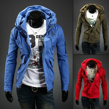 2015 Special Offer Limited Mandarin Collar Cotton Polyester Zipper No Standard Casual Woven Conventional Jacket Men