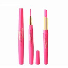 New Dual Purpose Lips Makeup Lipstick & Lip Liner Waterproof Long Lasting Lipliner Door Lip Stick Marker Pink Pencil Cosmetic