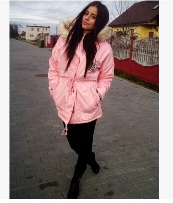 pink coat