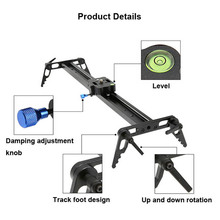 NewProfessional 80cm/31.5″ Bearing Video Track Slider Dolly Stabilizer System for DSLRCamera Camcorder / Better Than Sliding-pad