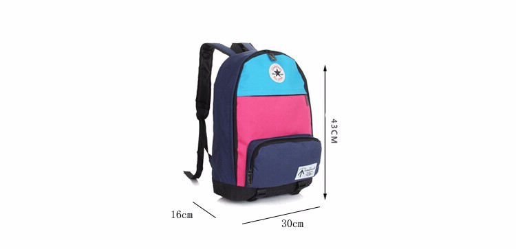 High quality waterproof nylon fabric women backpack girl school bag Casual Travel bags (1)