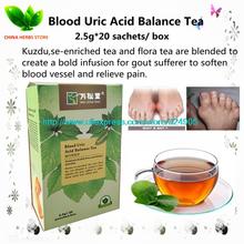 1 boxes (20 packs) Blood Uric Acid Balance Tea Rheumatoid arthritis prevention of gout pain relief Gout