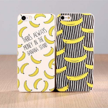Fruit Banana Fashion Hard Plastic Case Cover For Apple iPhone 4 4S 5 5S 5C 6 6 Plus