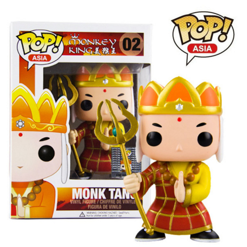 Funko pop Official Asia Journey to the West Monkey King - Monk Tang Figure Collectible Vinyl Figure Model Toy with Original box