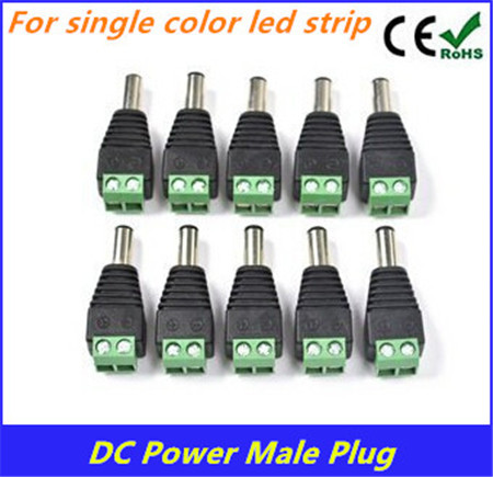 10 Pcs 12V 2 1 x 5 5mm DC Power Male Plug Jack Adapter Connector Plug