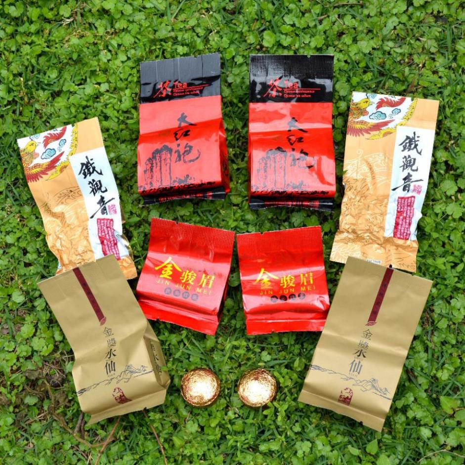 Гаджет  Hot Item 5 kinds of different Tea, Dahongpao Shui Xian, Rou Gui,Tikuanyin,Jin jun mei black tea,Puer, Free Shipping  None Еда