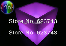 
Glowing Magic cube flower pot Remote controll color changing RGB led flower pot LED Ice bucket