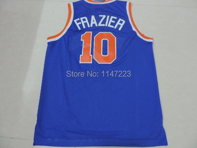 Walt Frazier New Yord Knicks throwback Jersey blue #10 (2).jpg