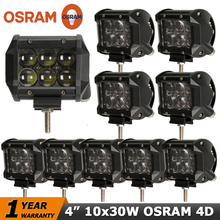 10PCS/LOT 4 inch OSRAM LED Light 30W Spot/Flood – Fog/driving/work light