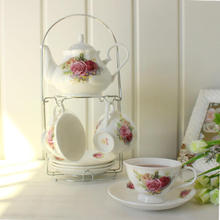 9 afternoon tea coffee set butterflies 9 tea coffee cup holder 1 pot 4 cup and