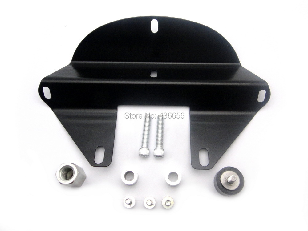 For Harley Sportster Dyna Front Headlight Fairing Mask with Hardware Black