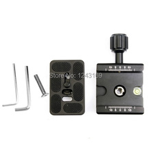 Quick Release Plate + Metal Clamp for Manfrotto Arca-Swiss Tripod BallHead DC417