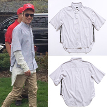 2016ss summer brand new streetwear Fear of God FOG red font b tartan b font stripe