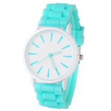 Mujer de marca moda elegante de silicona de colores reloj para Mujer de las niñas cuarzo niños del reloj del reloj Saat Relojes Mujer 2015
