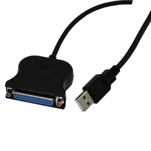 Best Free Shipping Discount USB TO 25PIN Parallel Printer Cable Adapter Converter
