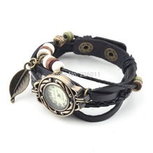Brand New 1Pcs Watch Leaf Bracelet Watch Quartz Movement Wrist Watch Girl Women Drop Shipping Wholesale