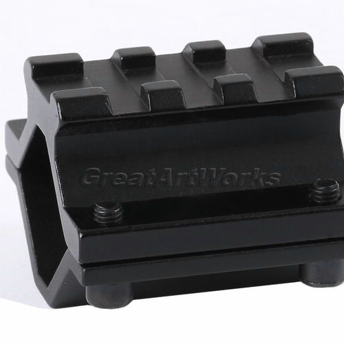 New 2225mm Adjustable Barrel Mount Tube Scope Clamp On 20mm Picatinny