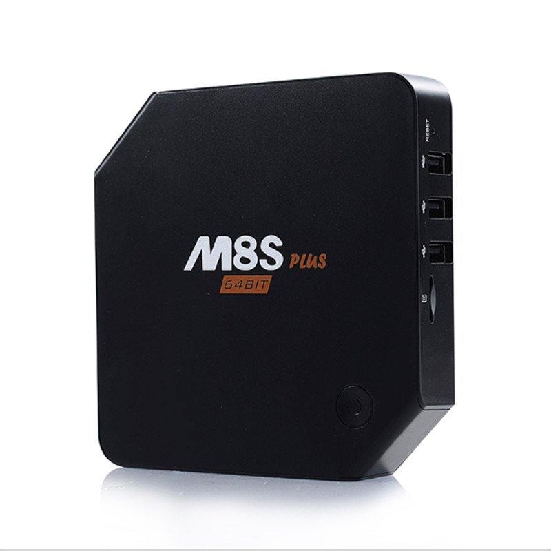 M8S Plus 4k Android 5.1 TV Box S905 2G/16G quad core kodi16 1000M media player 2.4G&5G wifi set top box