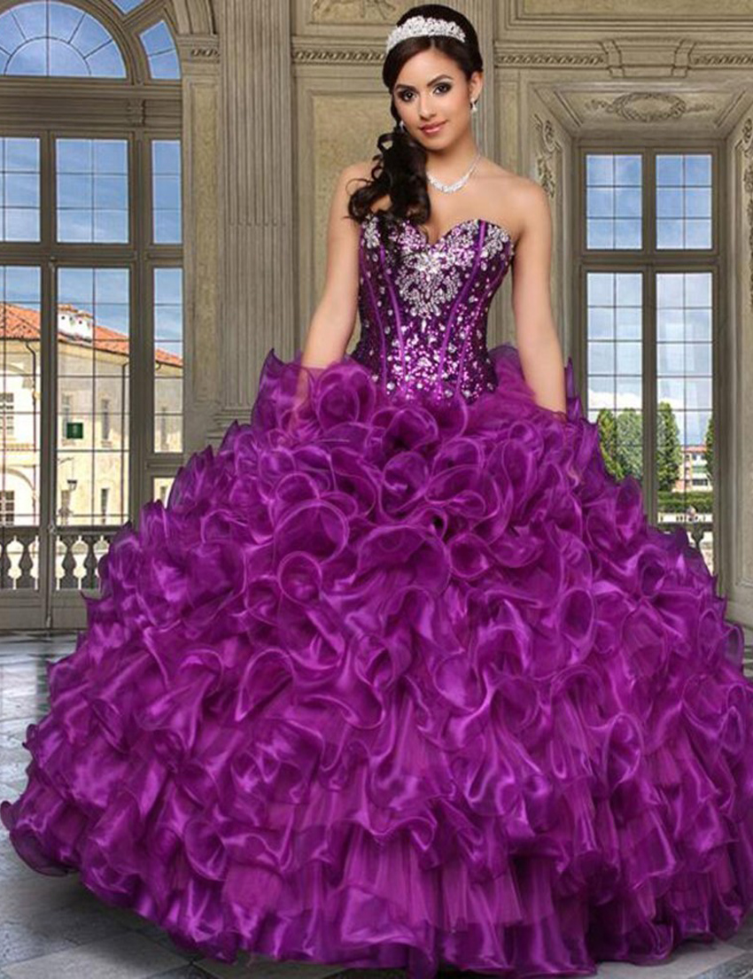 Popular Ball Gown Purple-Buy Cheap Ball Gown Purple lots from ...
