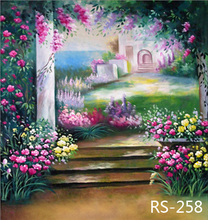 New arrival 3m*6m Hand painted Muslin scenic wedding Backdrop RS-258 ,photo studio backdrop ,photography background