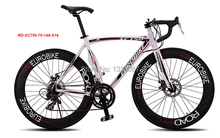 Bicicleta Speed 14 Road Bike 6061 Aluminum Alloy Frame 700C X 23C Wheel Bicicleta Disc Brake Road Bycicle 70 Spokes Flat Tire