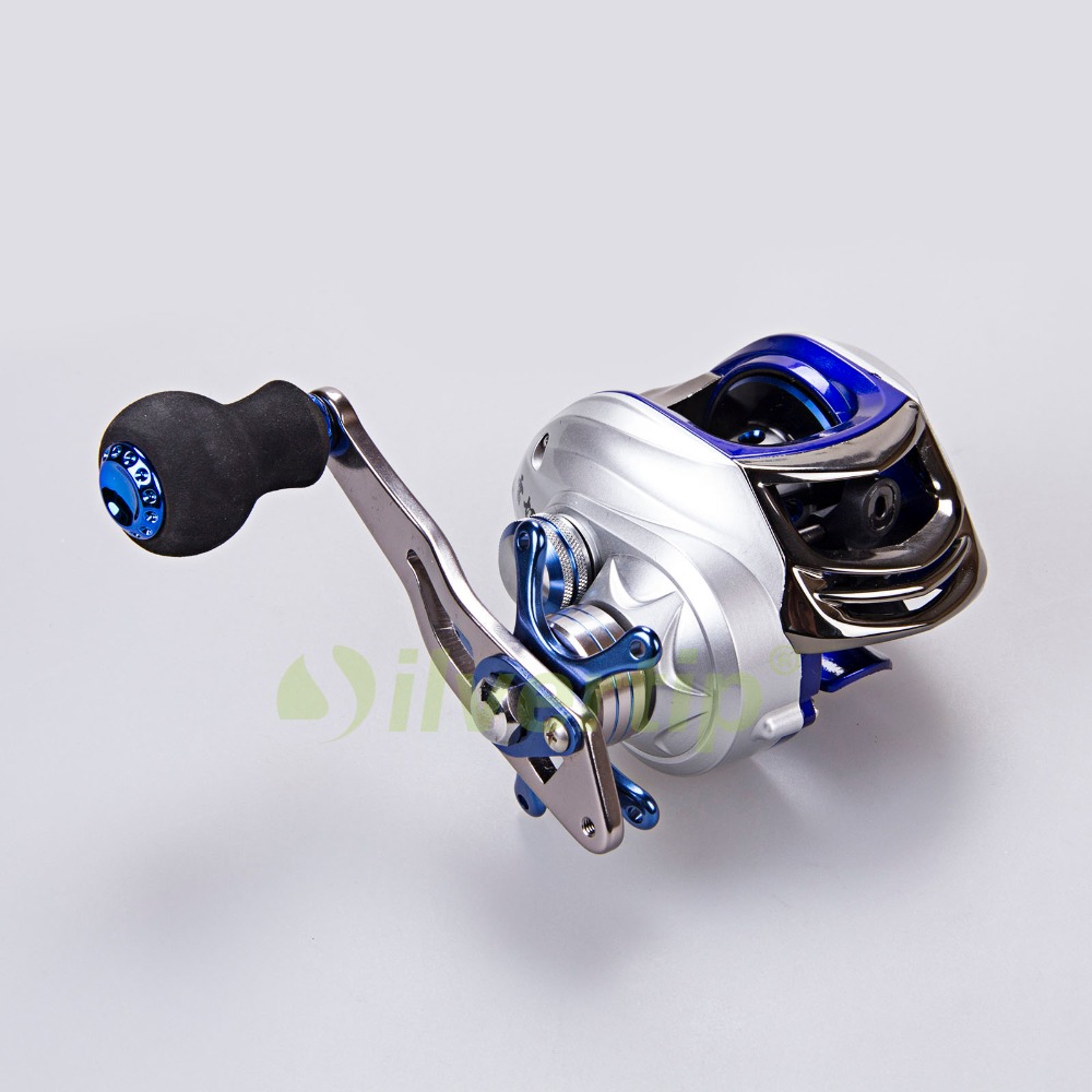 Free Shipping YZR 17+1 BB 7.0:1 Bait Casting Fishing Reel Baitcasting Saltwater Power Handle Single Knob LQ2