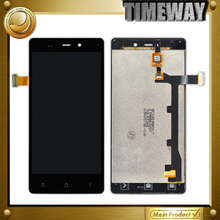 DHL 10pcs for Gionee ELIFE E6 LCD display with touch screen digitizer assembly,Black or white ,free shipping