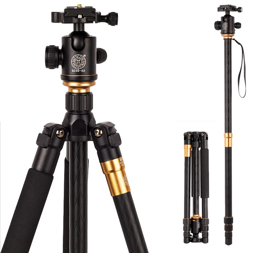 Hot-Q999-Professional-Photographic-Portable-Tripod-To-Monopod-Ball-Head-For-Digital-SLR-DSLR-Camera-Fold