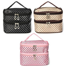New Cute cosmetic bags Women Lady Travel Makeup bag make up bags box organizer pouch Clutch Handbag