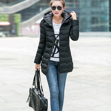 Wadded Jacket Female 2015 New Women s Winter Jacket Down Cotton Jacket Slim Parkas Ladies Coat