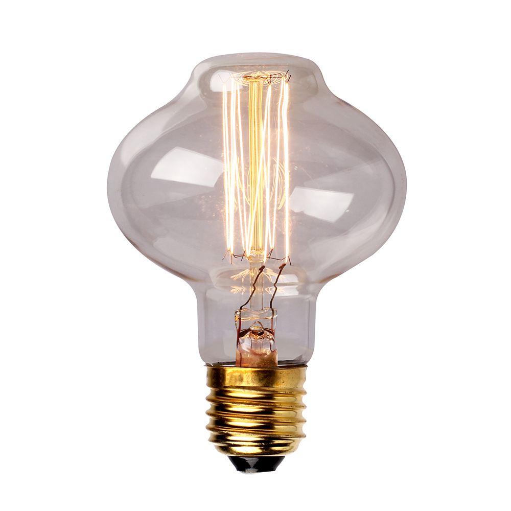 Incandescent Bulbs Edison Tungsten Vintage Antique E27 Light Bulb 40W