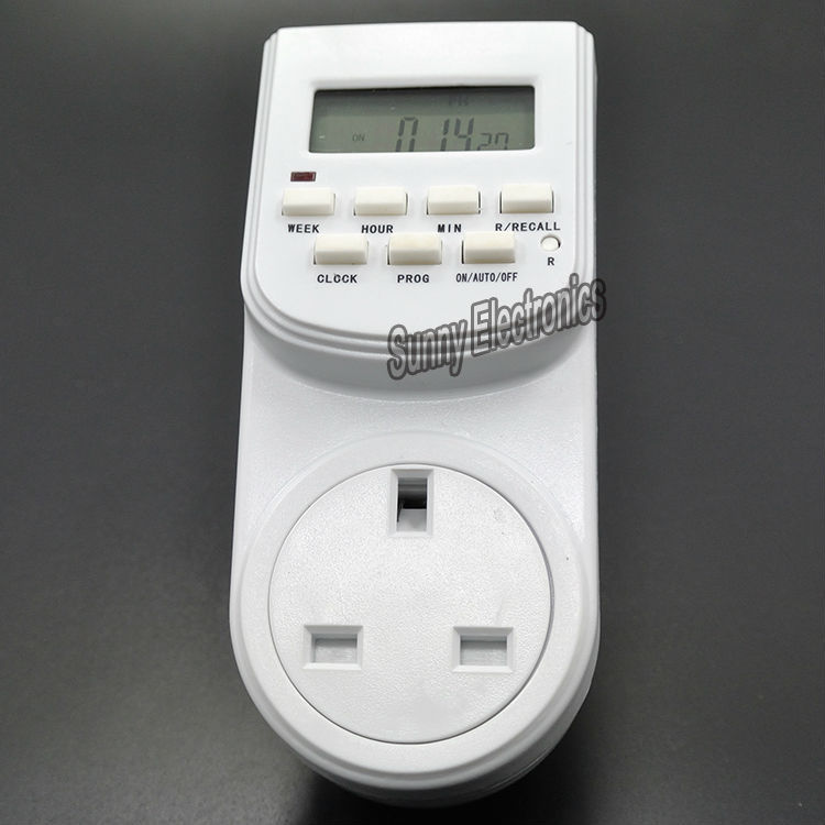 Buy UK Plug 7 Day 24 hour Digital Timer Switch Time