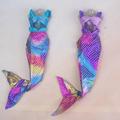 Handmade Dolls Party Dress Gown Skirt Fashion Clothes For Barbie Doll Genuine Mermaid Tail Dress Baby