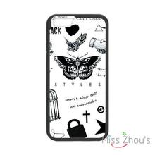 Harry Styles Tattoo Protector back skins mobile cellphone cases for iphone 4/4s 5/5s 5c SE 6/6s plus ipod touch 4/5/6