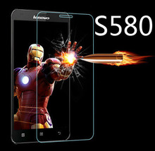 Anti Explosion Protective Film Premium Tempered Glass Screen Protector for Lenovo S580 1pcs lot Free shipping