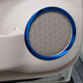 Stainless Steel Car Interior Audio Stereos Speaker Cover Sticker For Nissan X TRAIL T32 Xtrail Rogue